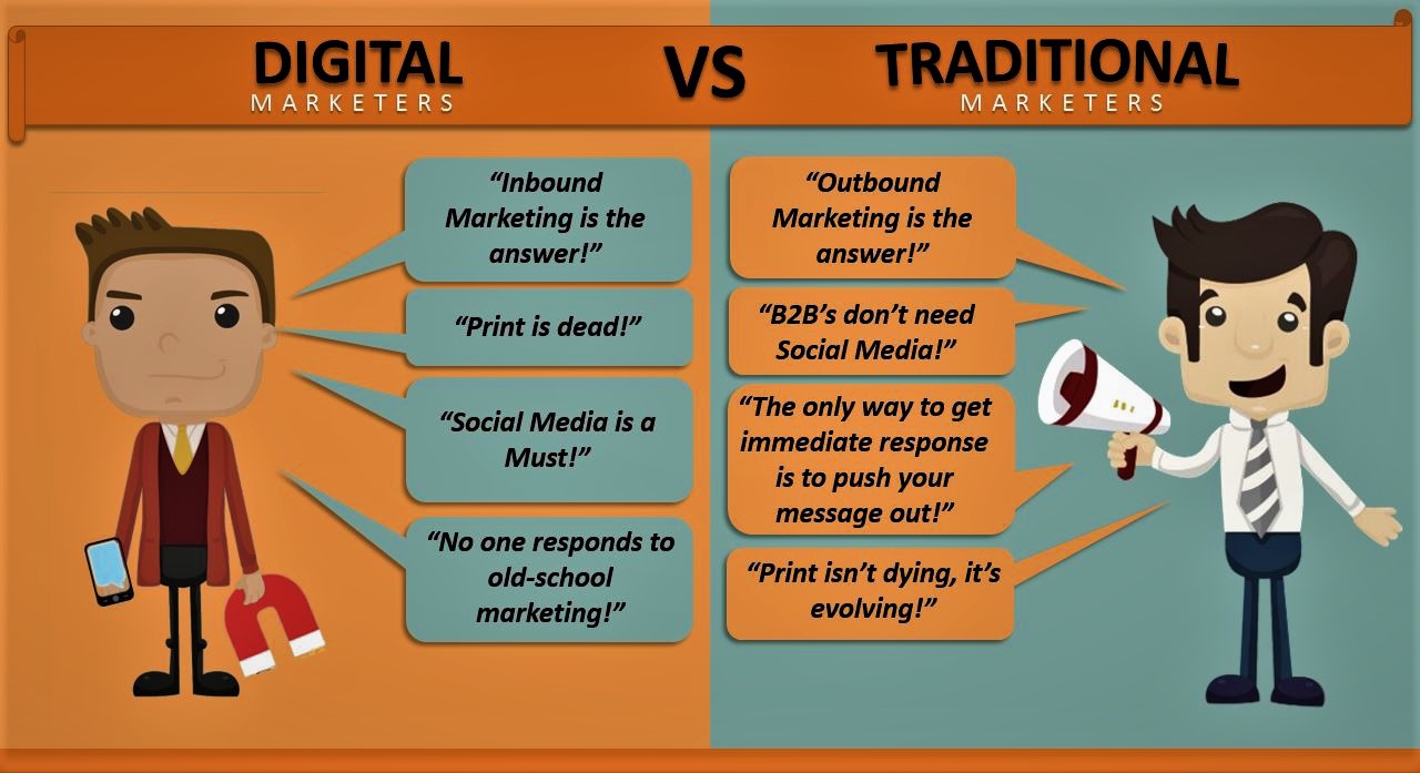 Digital marketing vs Traditional marketing digital marketing vs traditional marketing Digital marketing vs Traditional marketing the way ahead for companies 1 Pk0AegupGCLtsr0n12FD7g